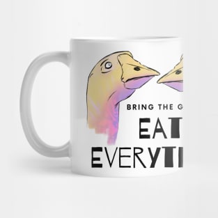 Eat Everything - Weird Kinda Creepy Bad Translation Mug